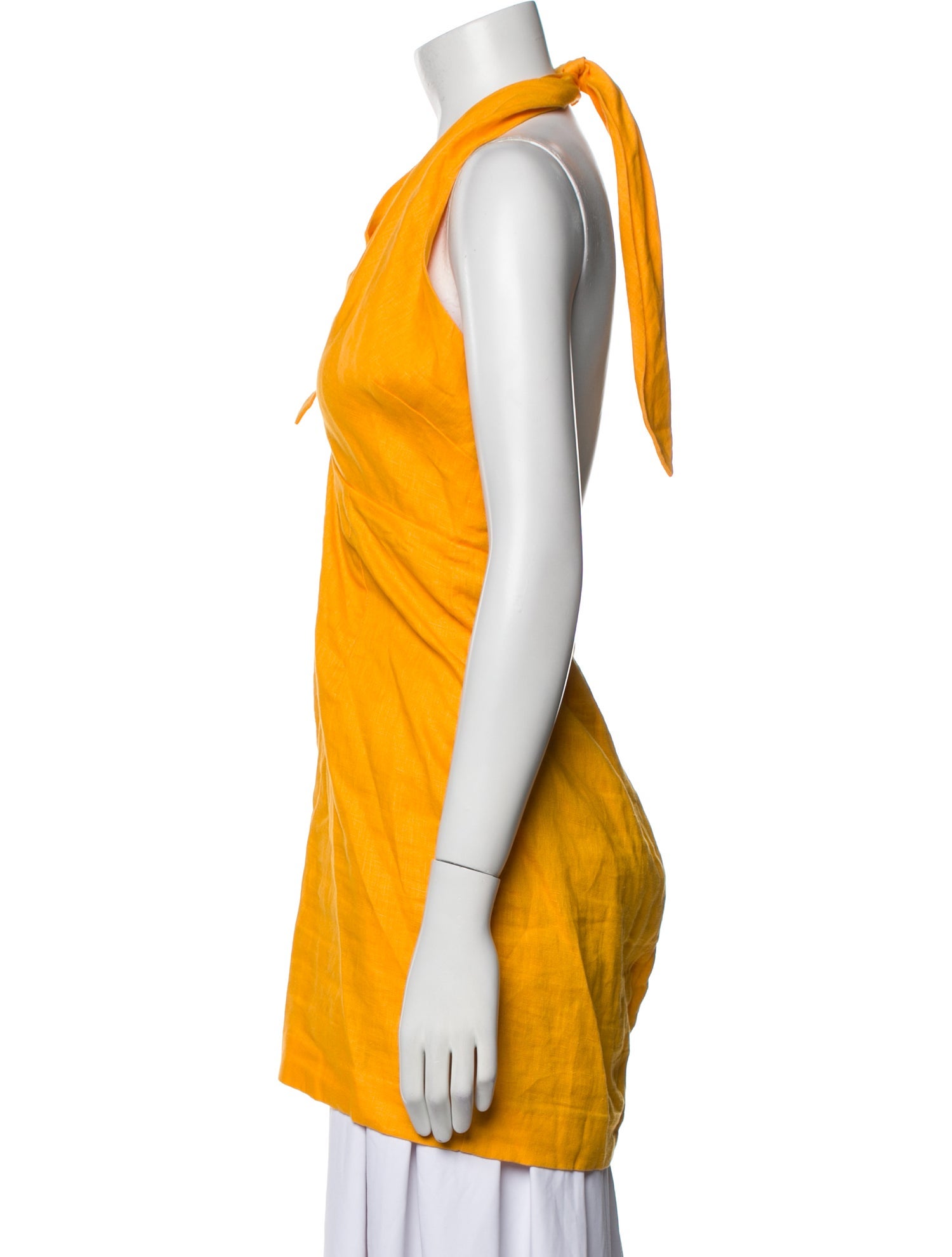 RHODE Linen Halterneck Tunic