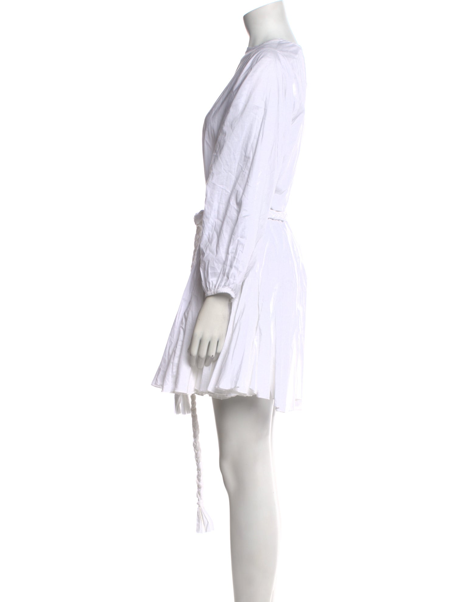 RHODE Bateau Neckline Mini Dress