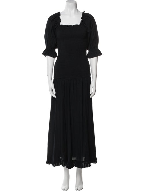 RHODE Square Neckline Long Dress