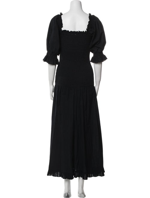 RHODE Square Neckline Long Dress