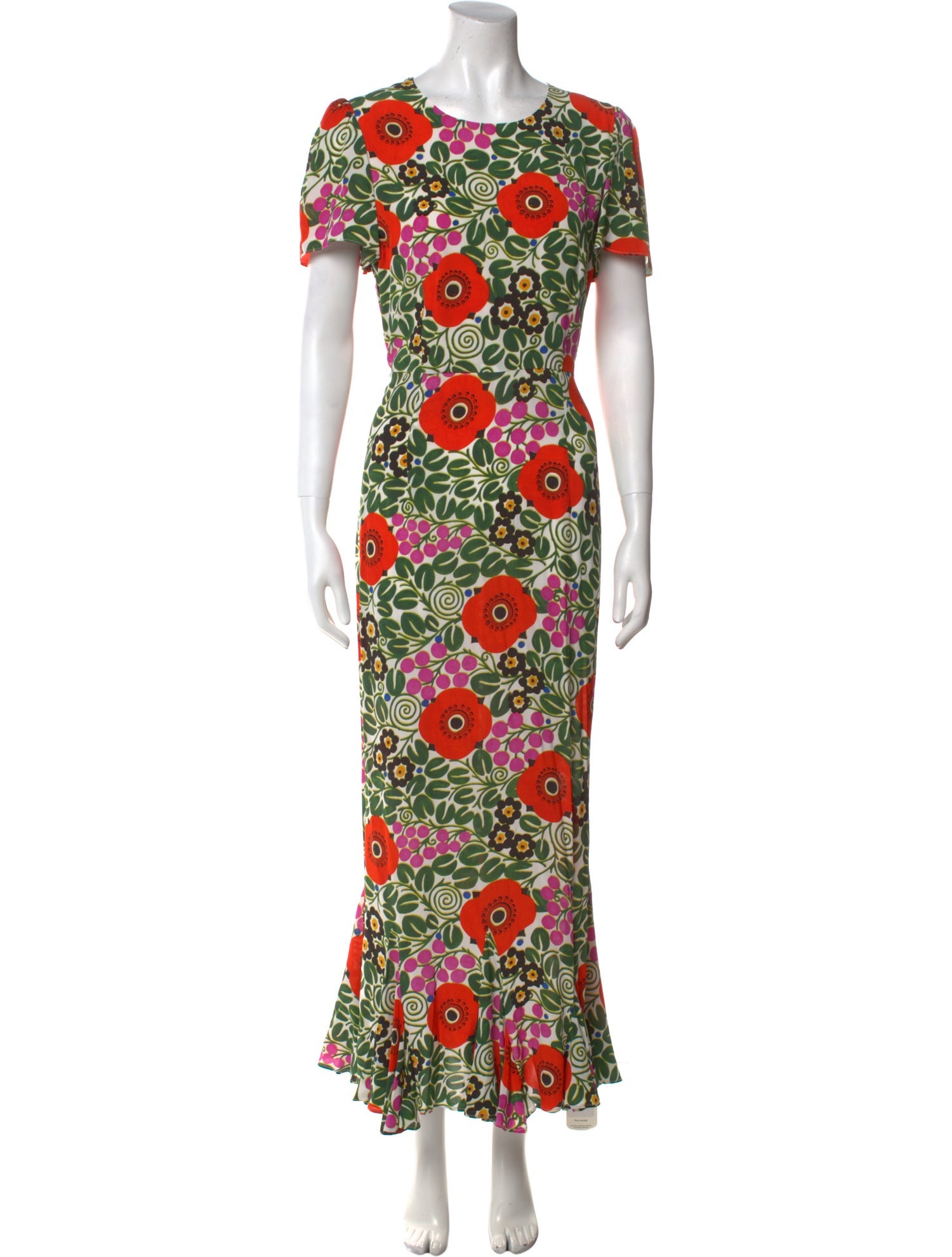 RHODE Floral Print Long Dress