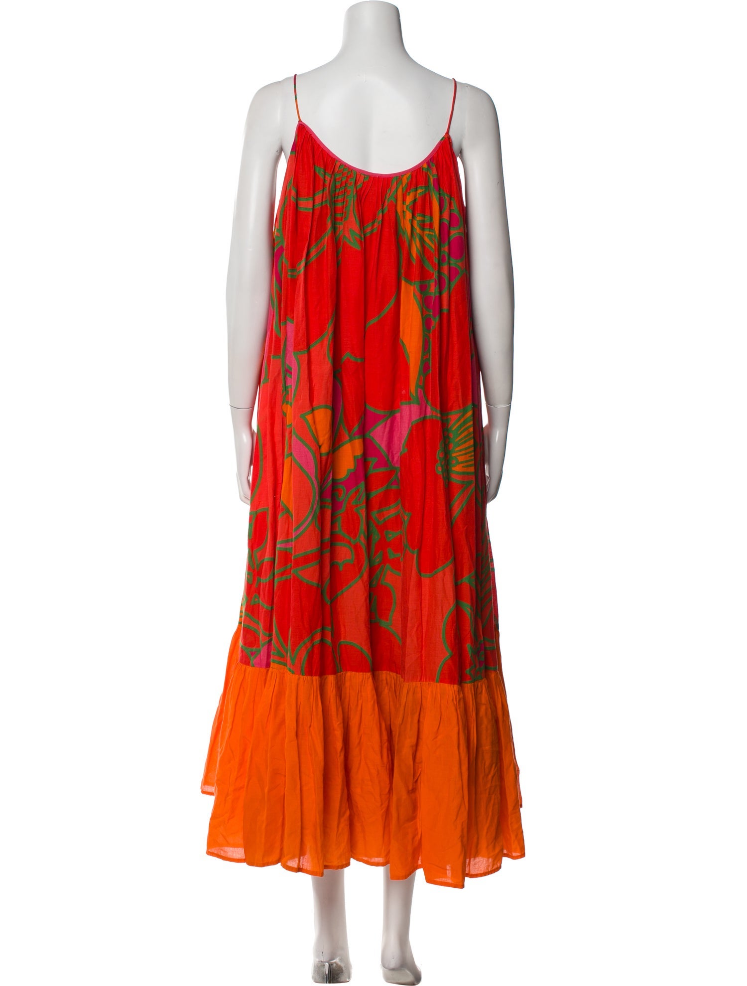 RHODE Printed Long Dress