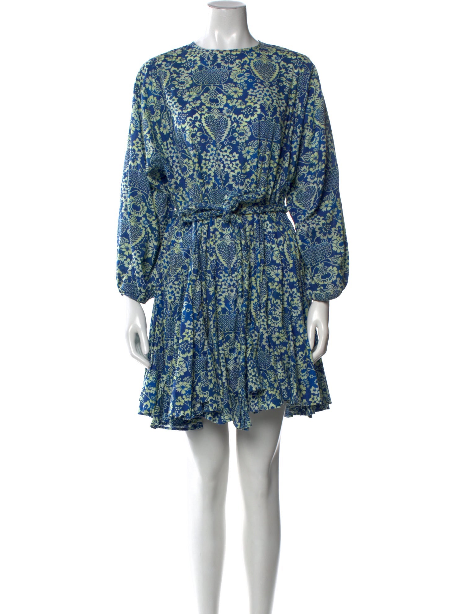 RHODE Floral Print Mini Dress