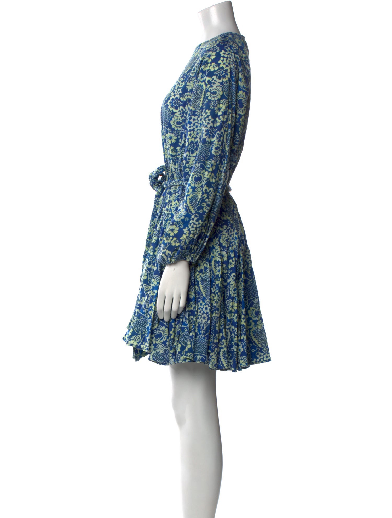 RHODE Floral Print Mini Dress