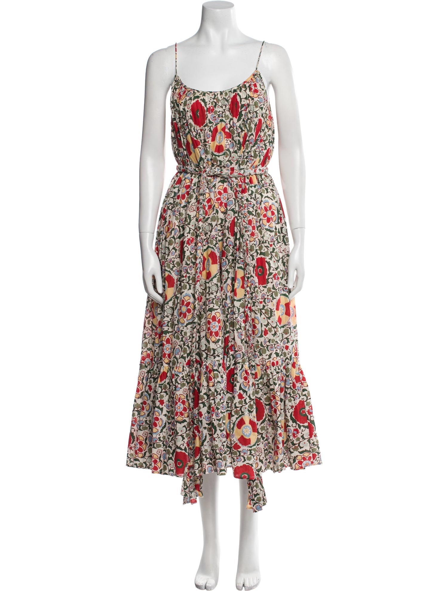 RHODE Floral Print Long Dress