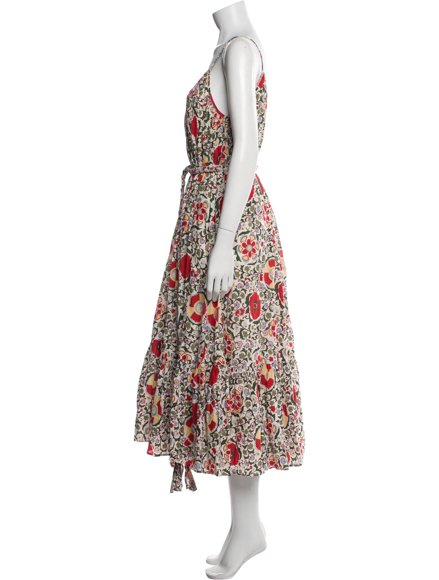 RHODE Floral Print Long Dress