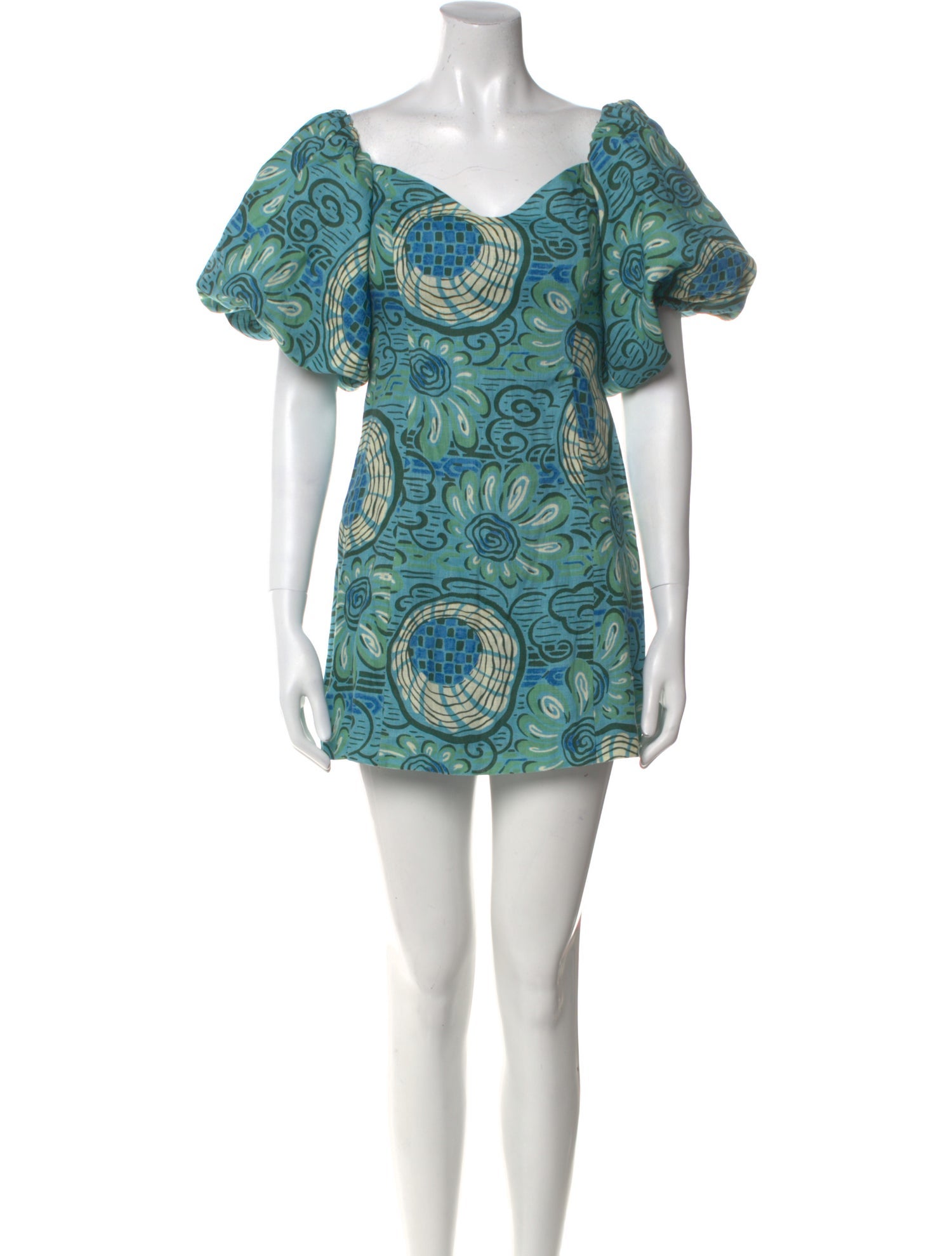 RHODE Linen Mini Dress