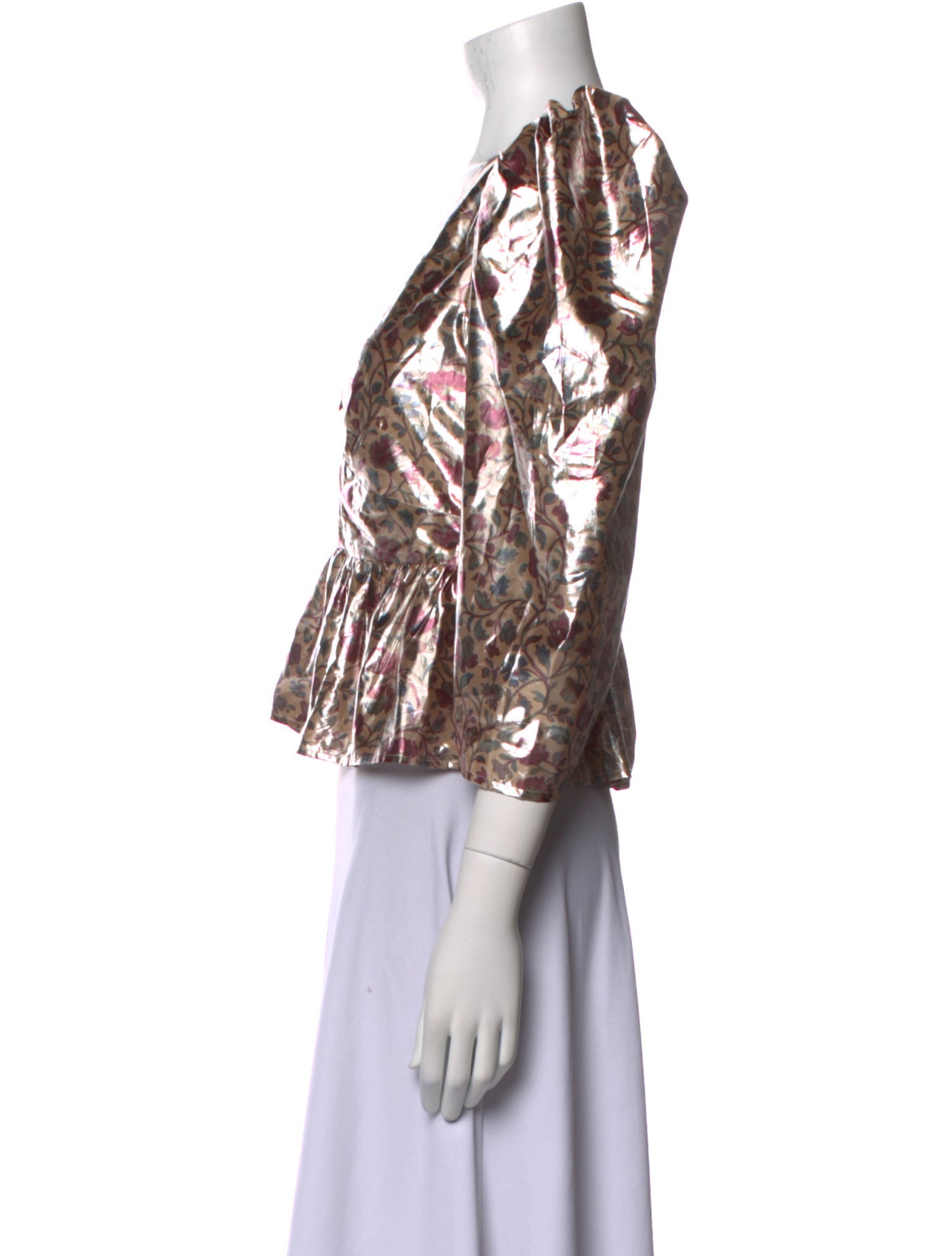 RHODE Printed V-Neck Crop Top w/ Tags