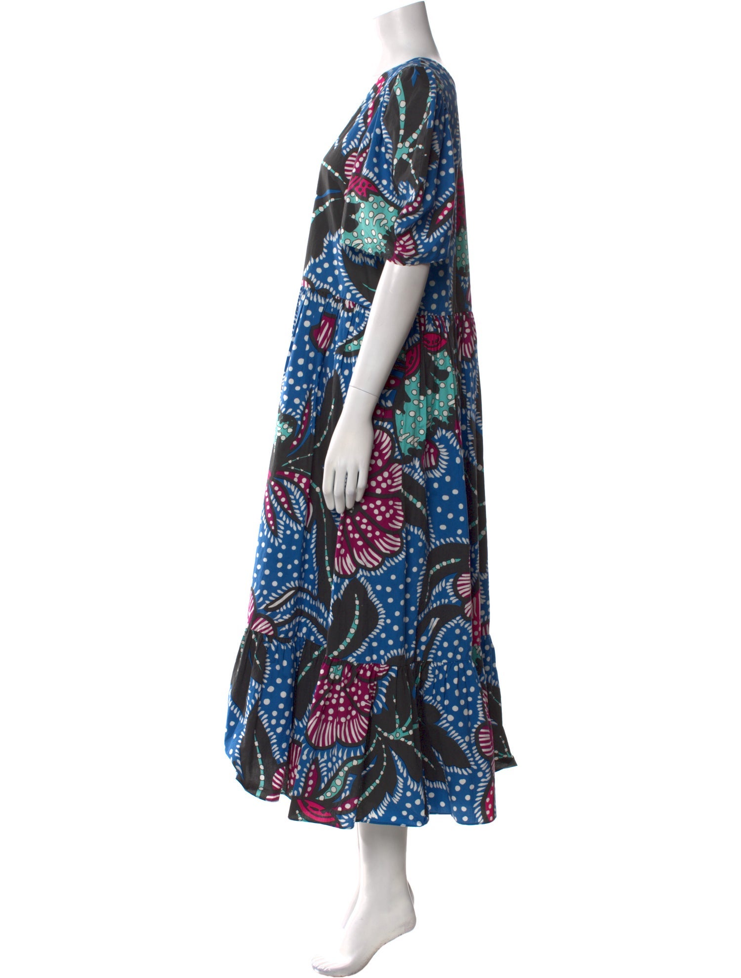 RHODE Printed Long Dress