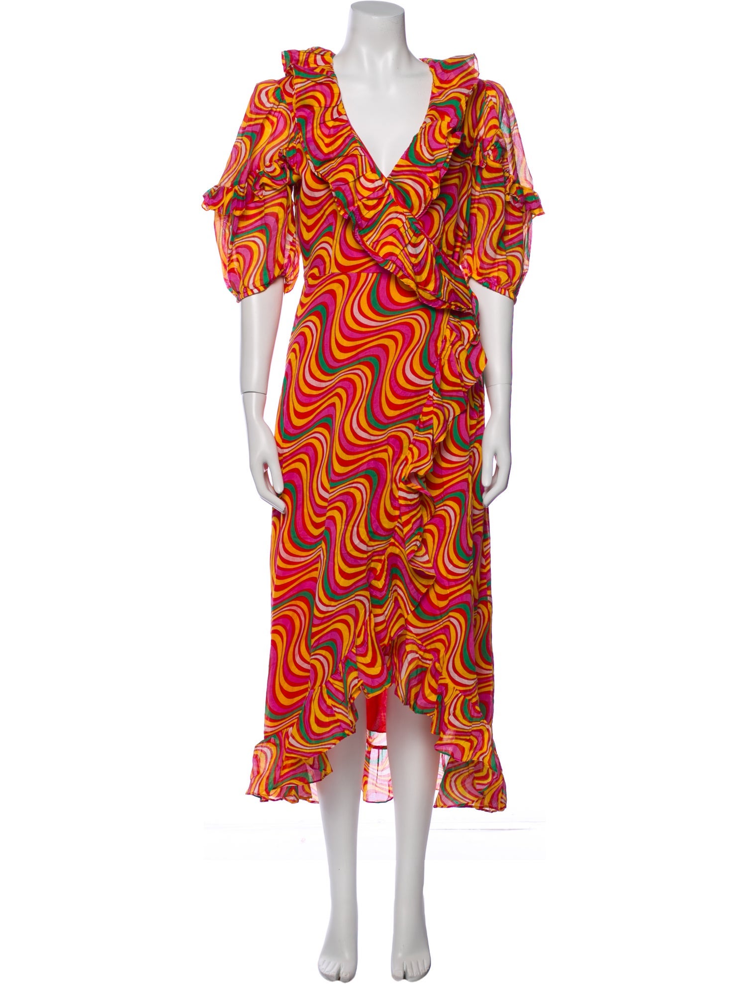 RHODE Printed Long Dress