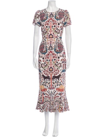 RHODE Floral Print Long Dress