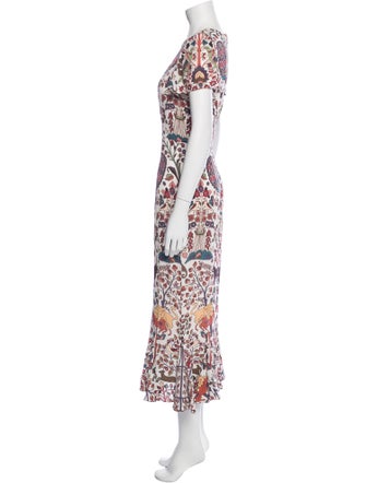 RHODE Floral Print Long Dress