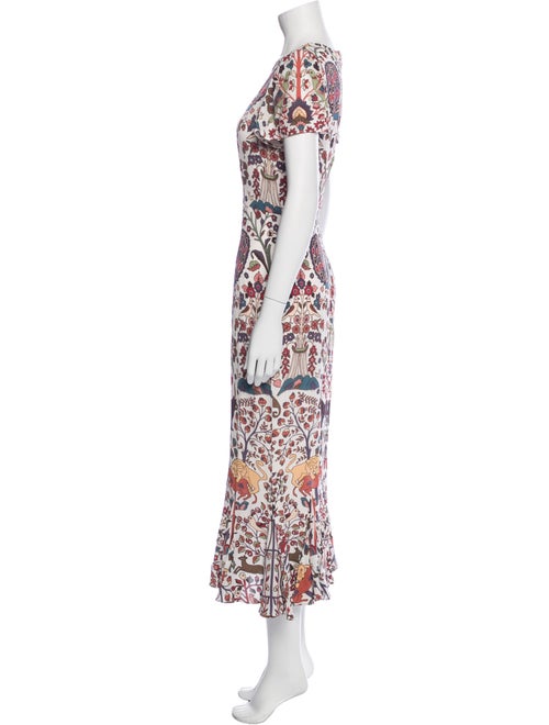 RHODE Floral Print Long Dress