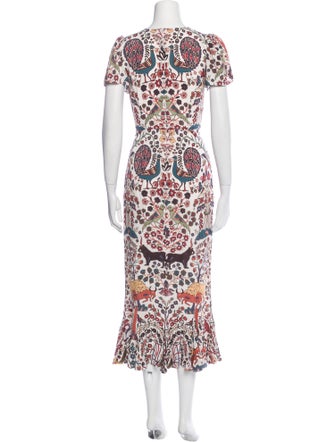 RHODE Floral Print Long Dress