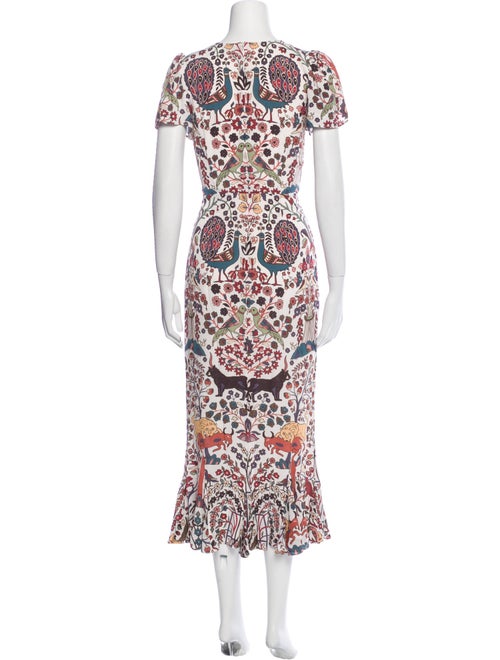 RHODE Floral Print Long Dress