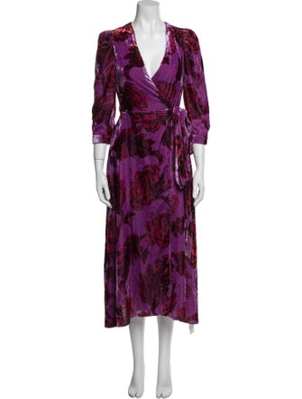 RHODE Floral Print Long Dress