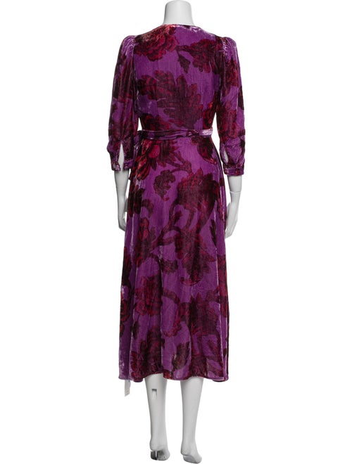 RHODE Floral Print Long Dress