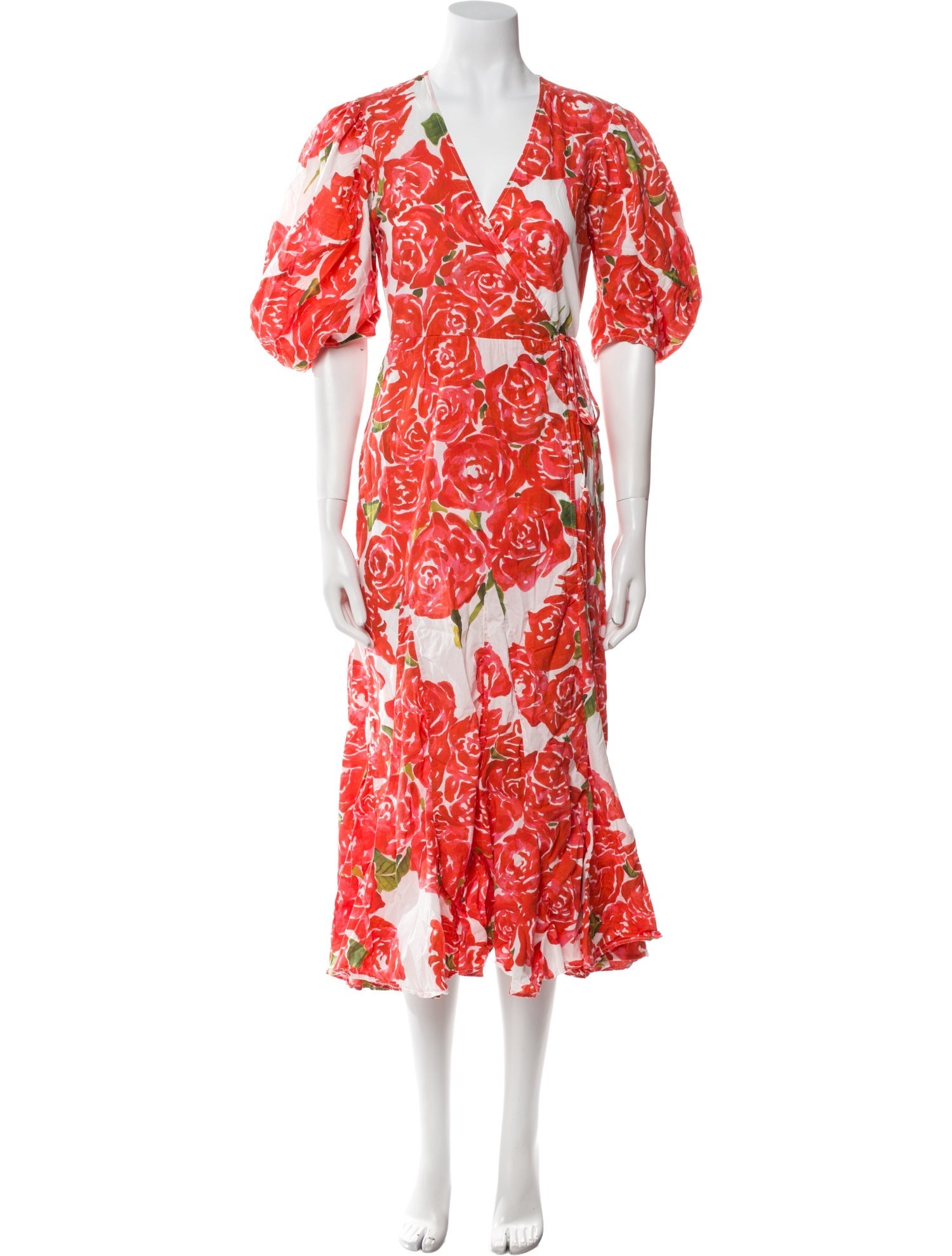 RHODE Floral Print Long Dress