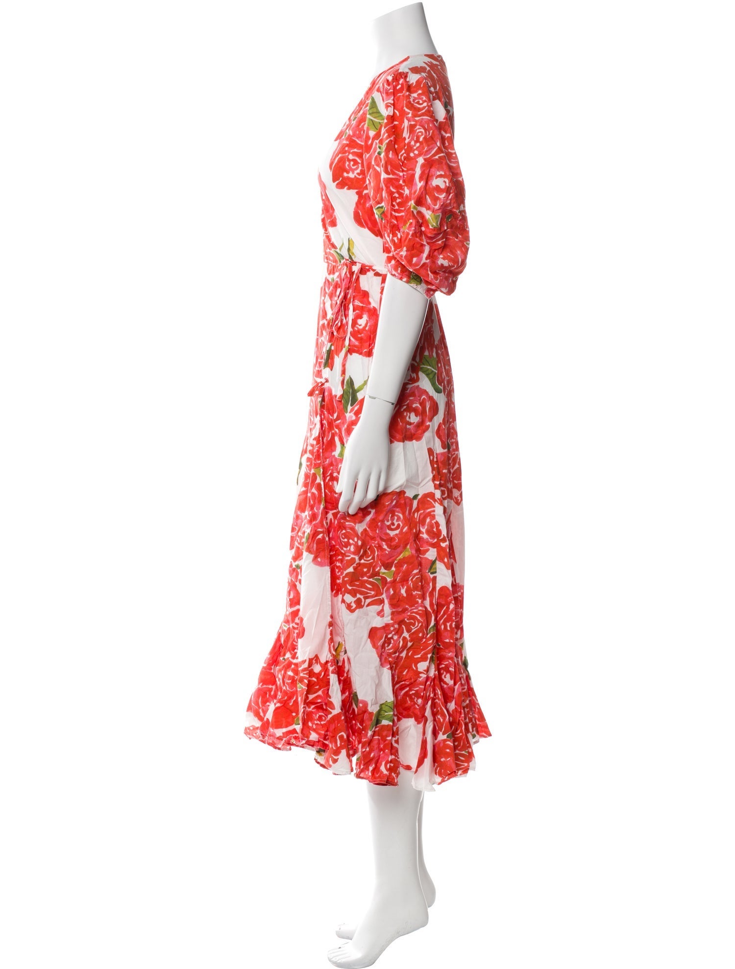 RHODE Floral Print Long Dress