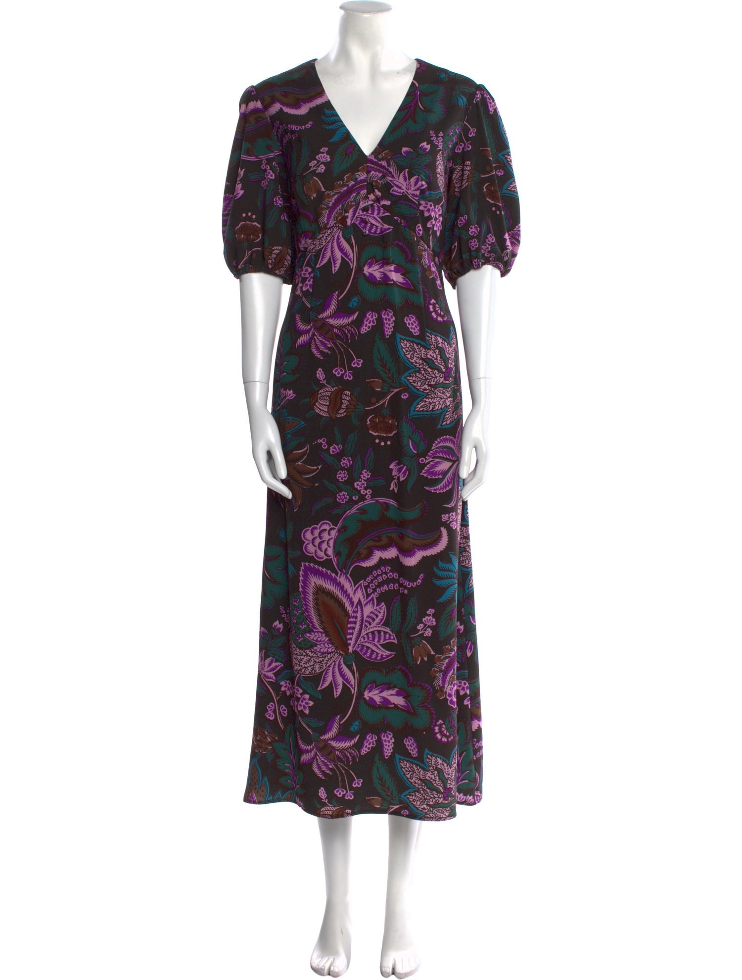 RHODE Floral Print Long Dress