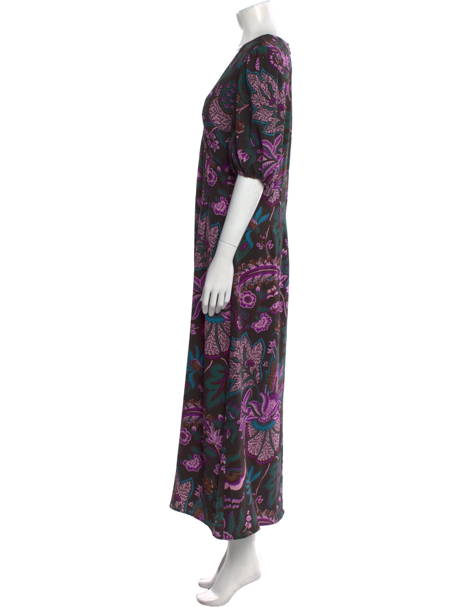 RHODE Floral Print Long Dress