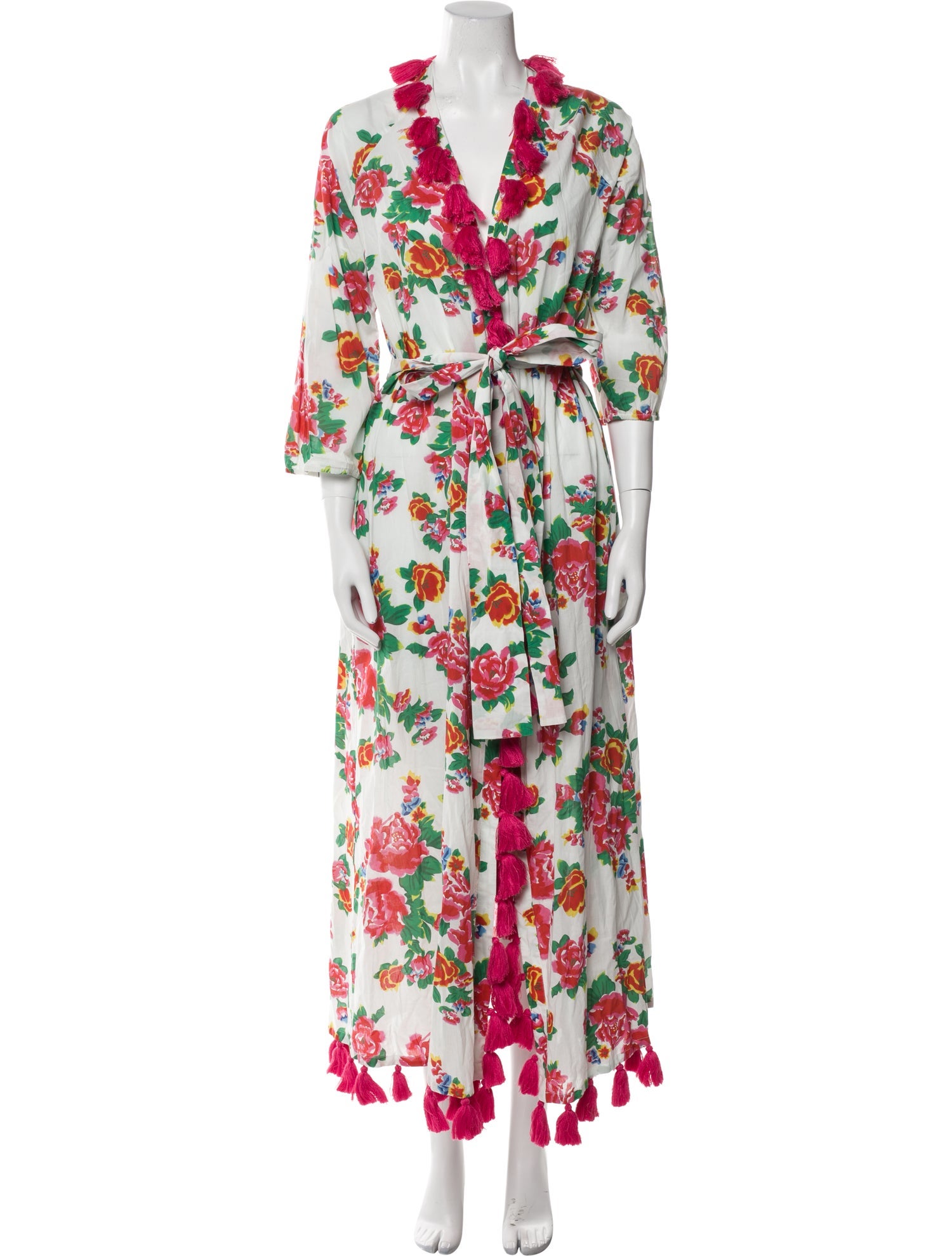 RHODE Printed Tassel Accents Robe