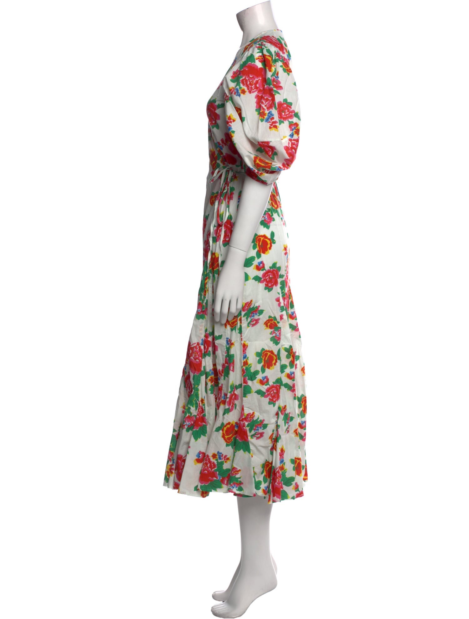 RHODE Floral Print Long Dress