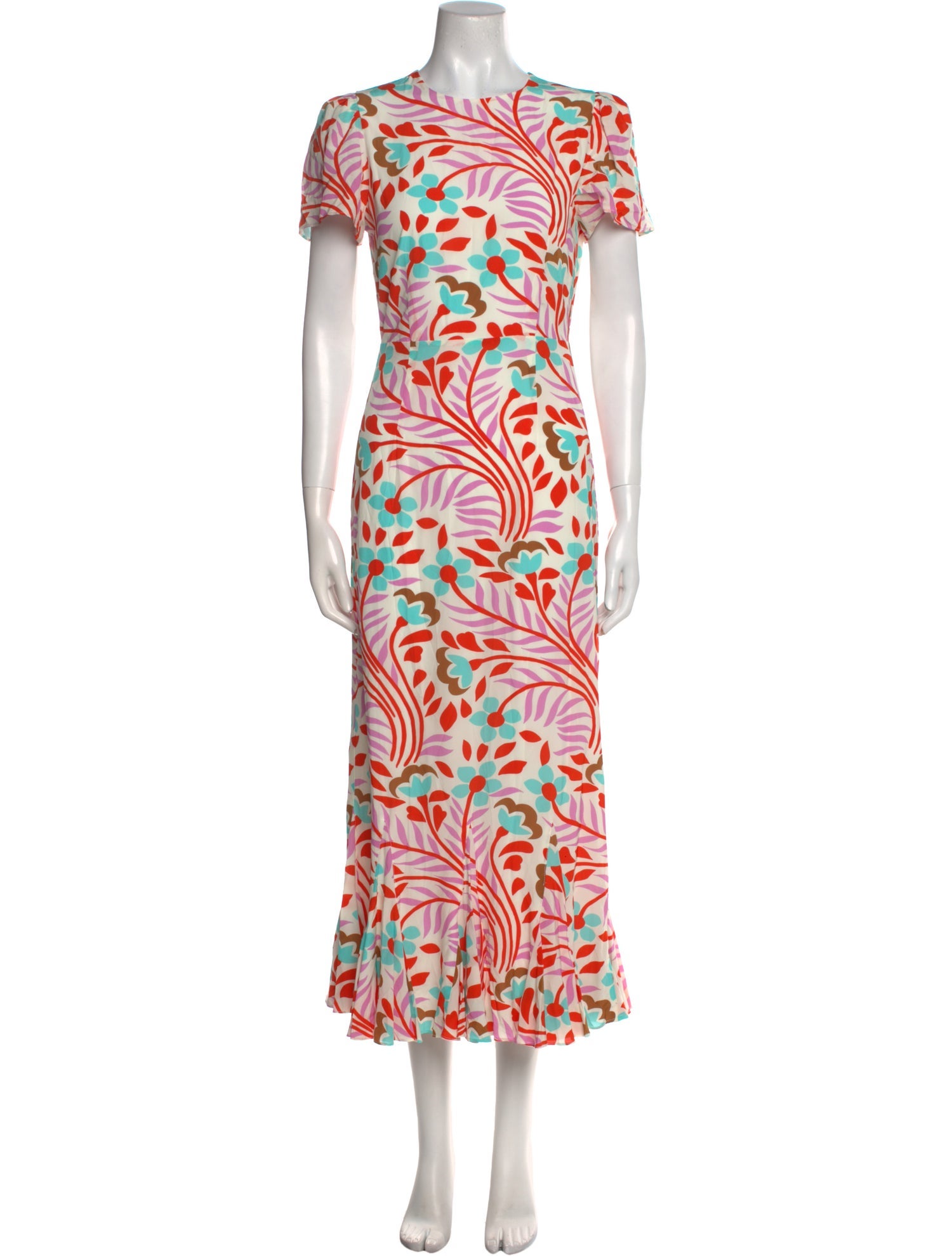 RHODE Floral Print Long Dress
