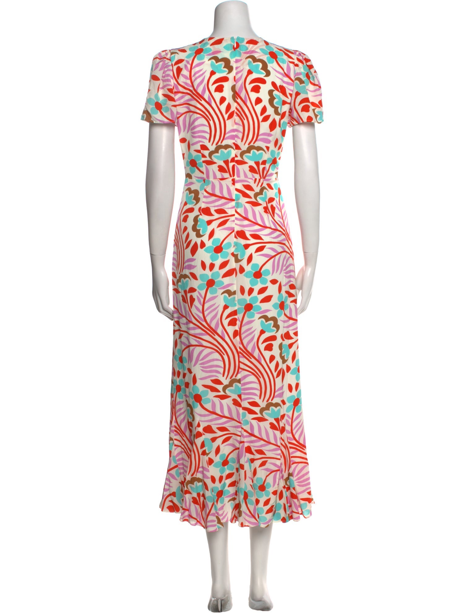 RHODE Floral Print Long Dress