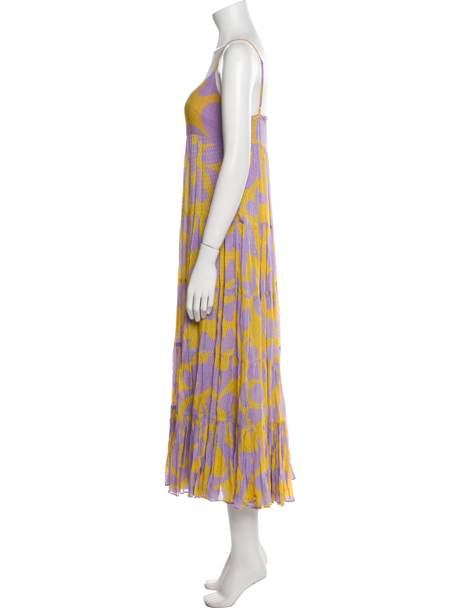 RHODE Printed Long Dress