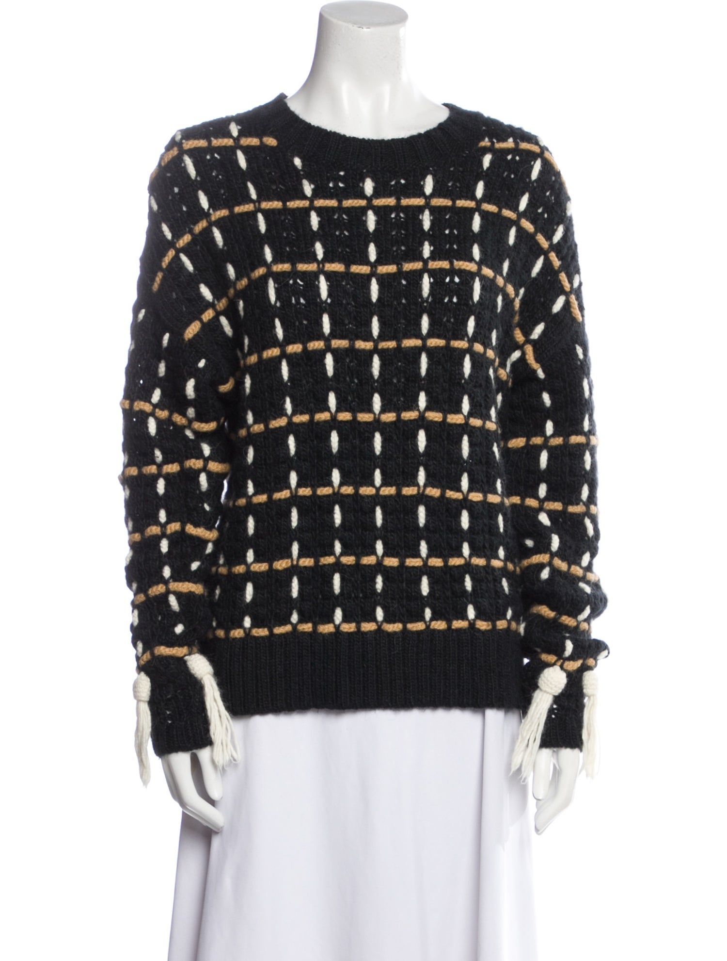 RHODE Printed Crew Neck Sweater