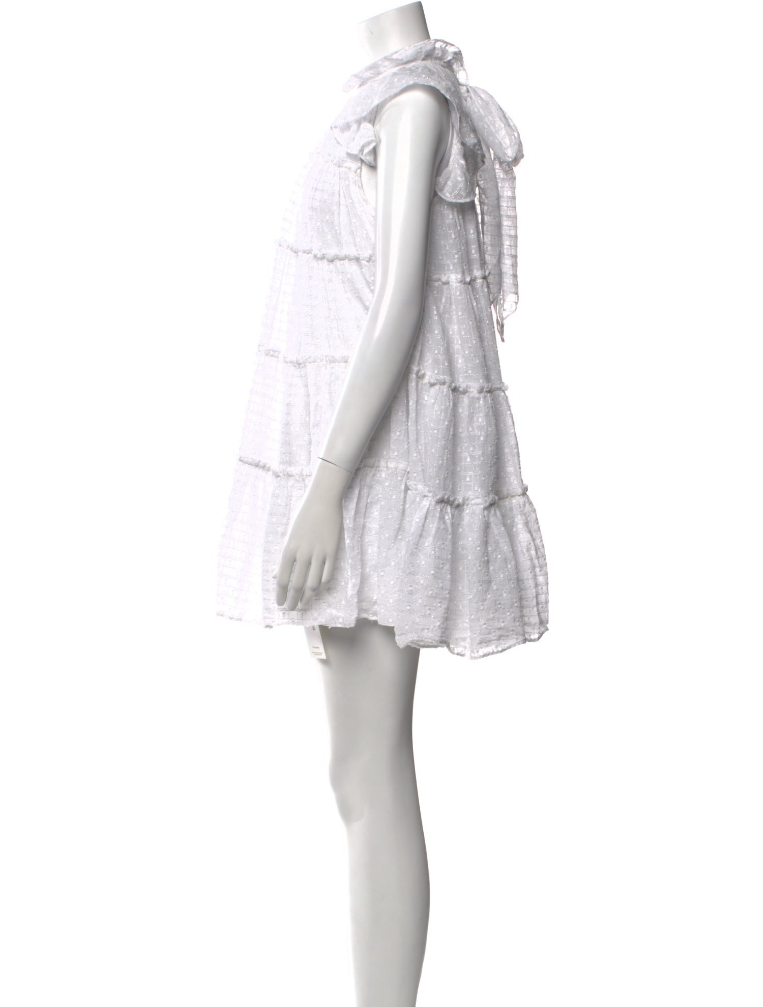 RHODE Mock Neck Mini Dress