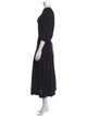 RHODE Square Neckline Midi Length Dress