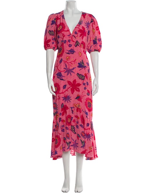 RHODE Floral Print Long Dress