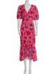 RHODE Floral Print Long Dress
