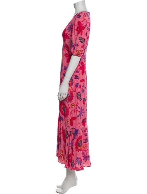 RHODE Floral Print Long Dress