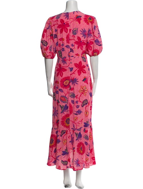 RHODE Floral Print Long Dress