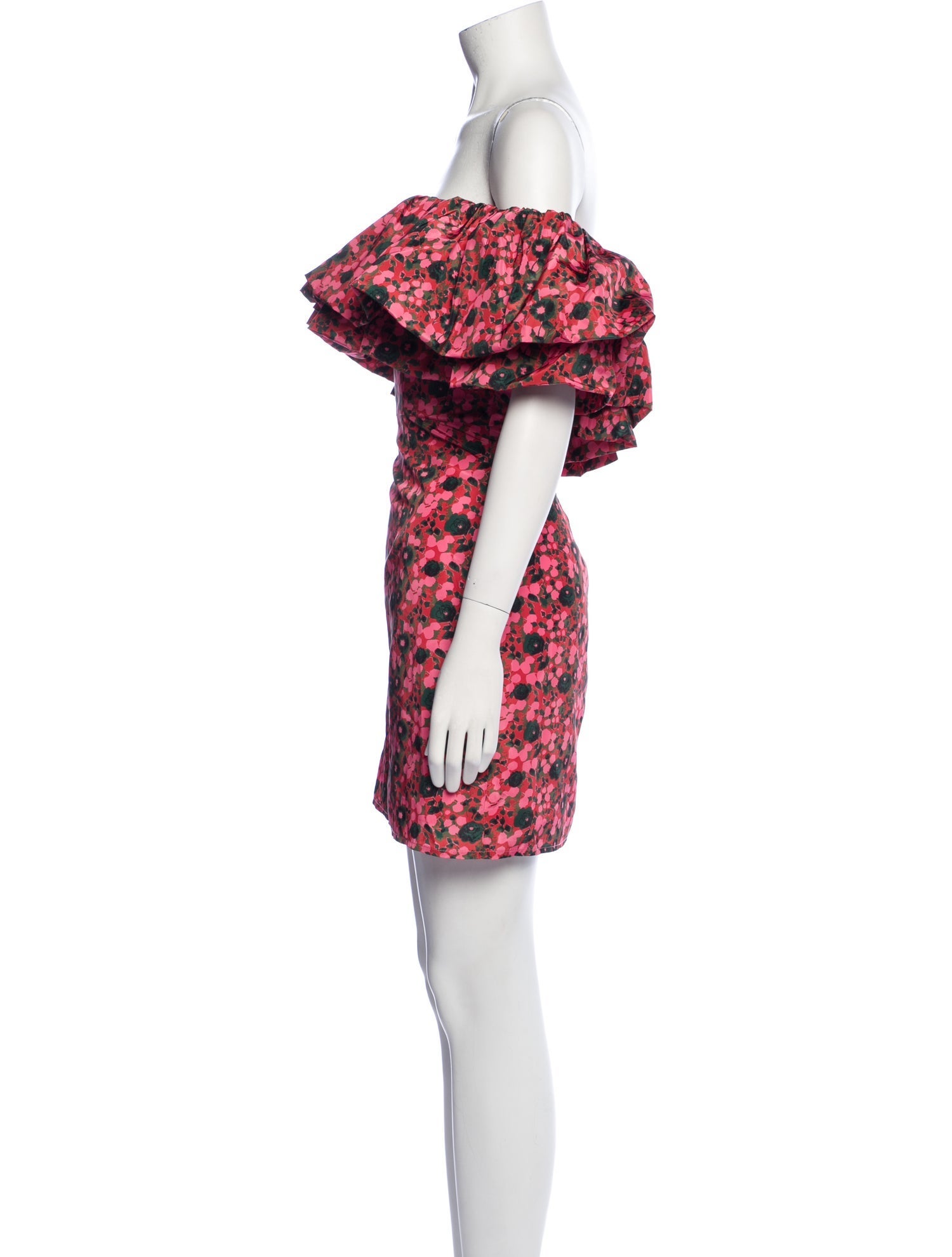 RHODE Floral Print Mini Dress