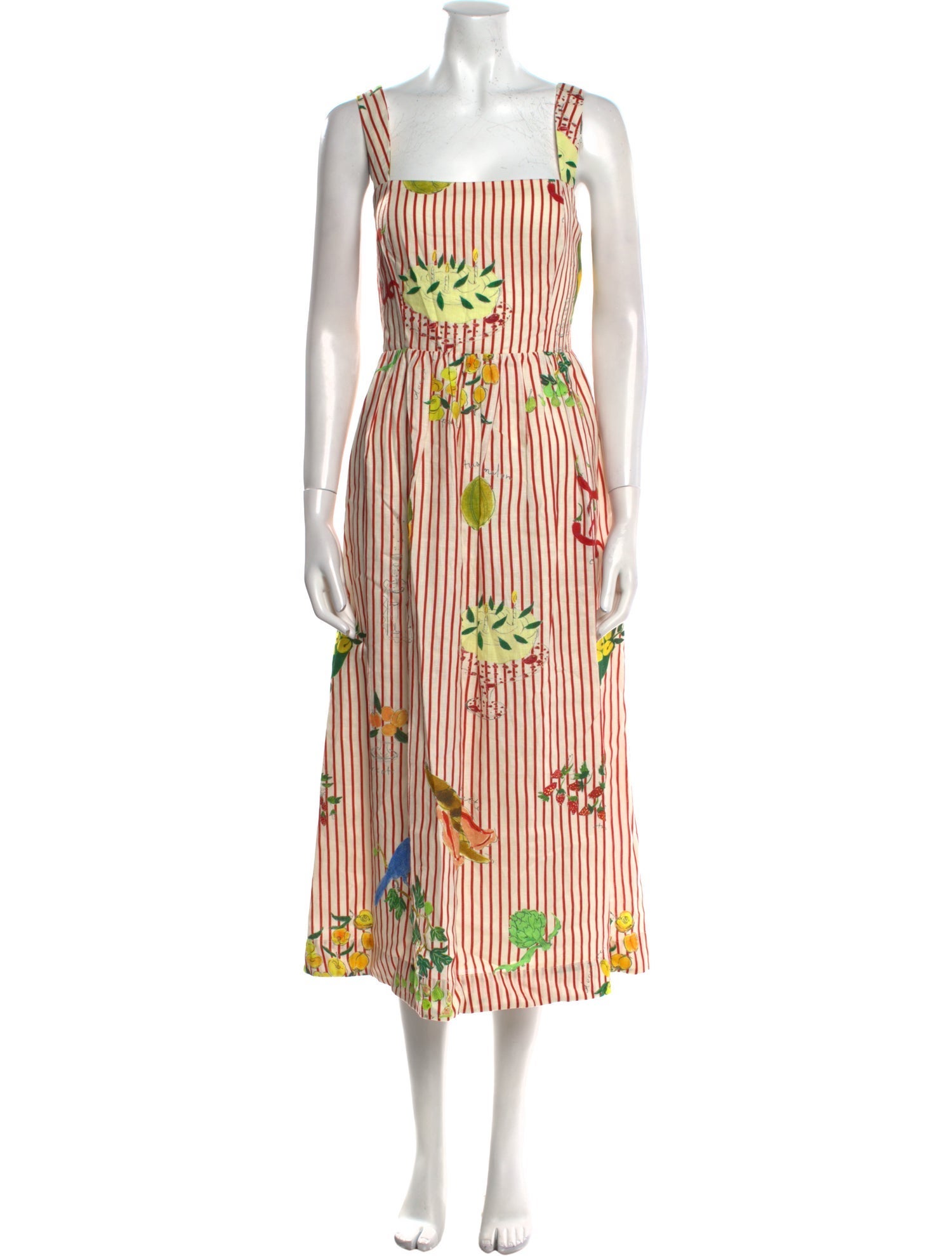 RHODE Linen Long Dress