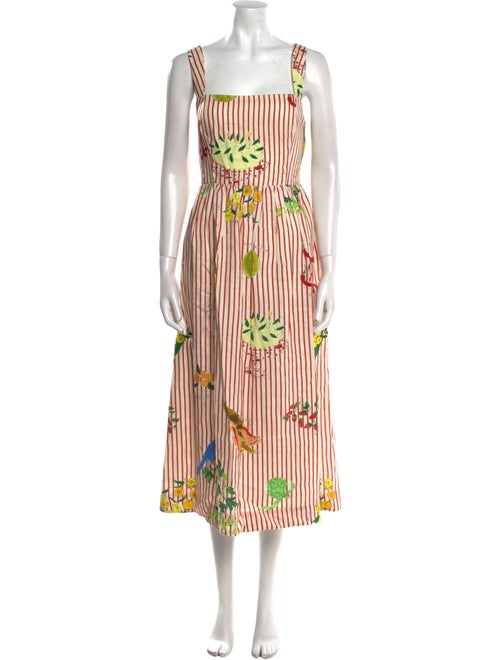 RHODE Linen Long Dress