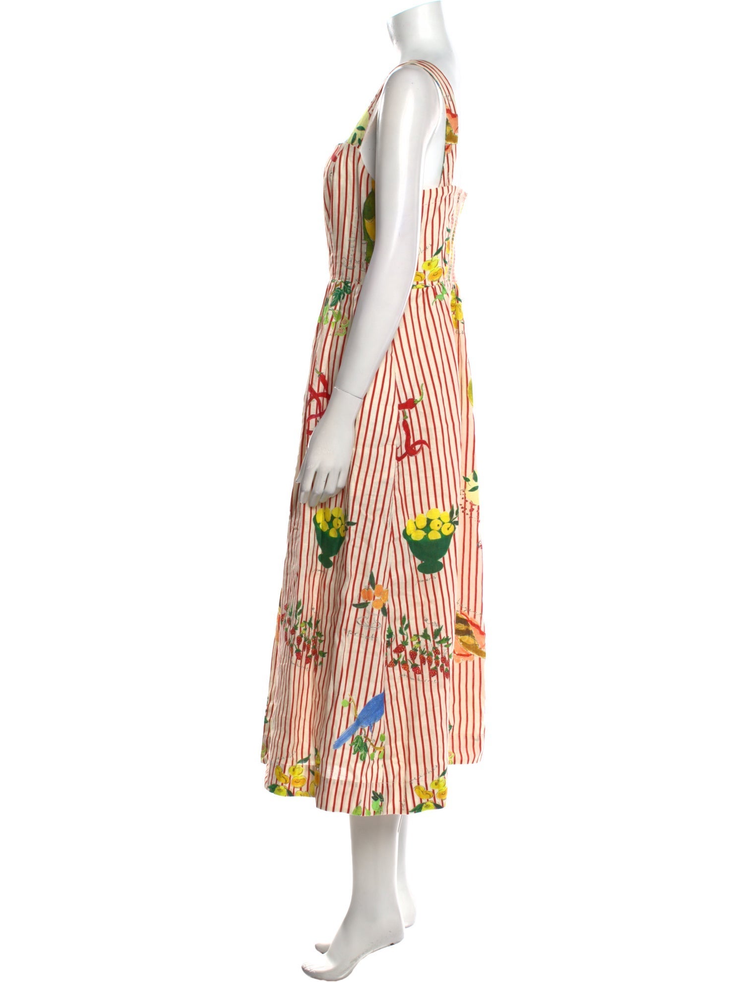 RHODE Linen Long Dress