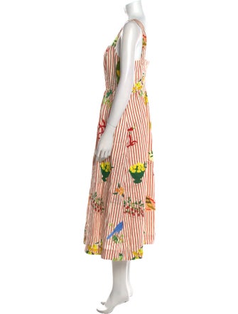 RHODE Linen Long Dress