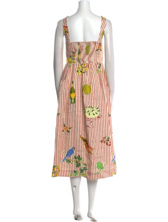 RHODE Linen Long Dress