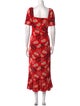 RHODE Floral Print Long Dress