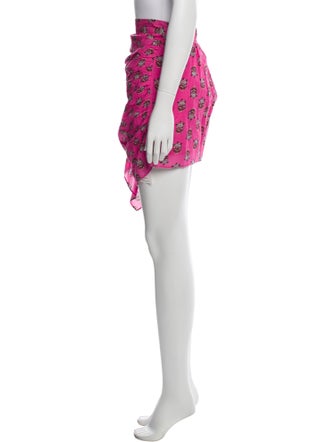 RHODE Printed Mini Skirt