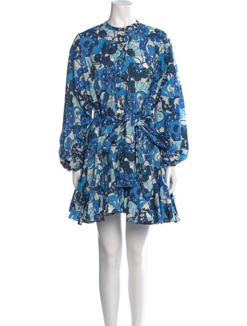 RHODE Floral Print Mini Dress