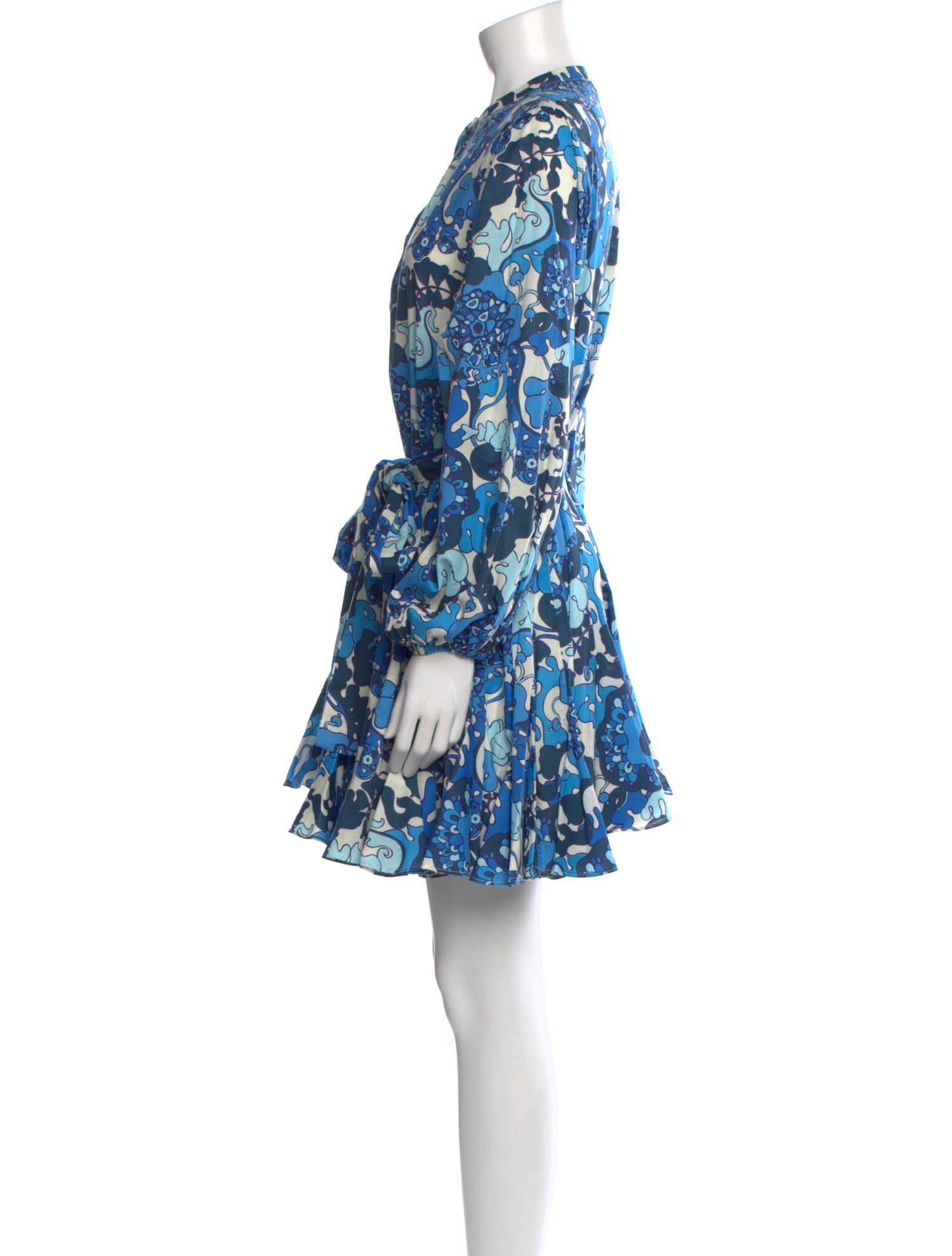 RHODE Floral Print Mini Dress