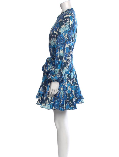 RHODE Floral Print Mini Dress