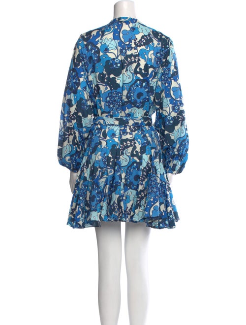 RHODE Floral Print Mini Dress