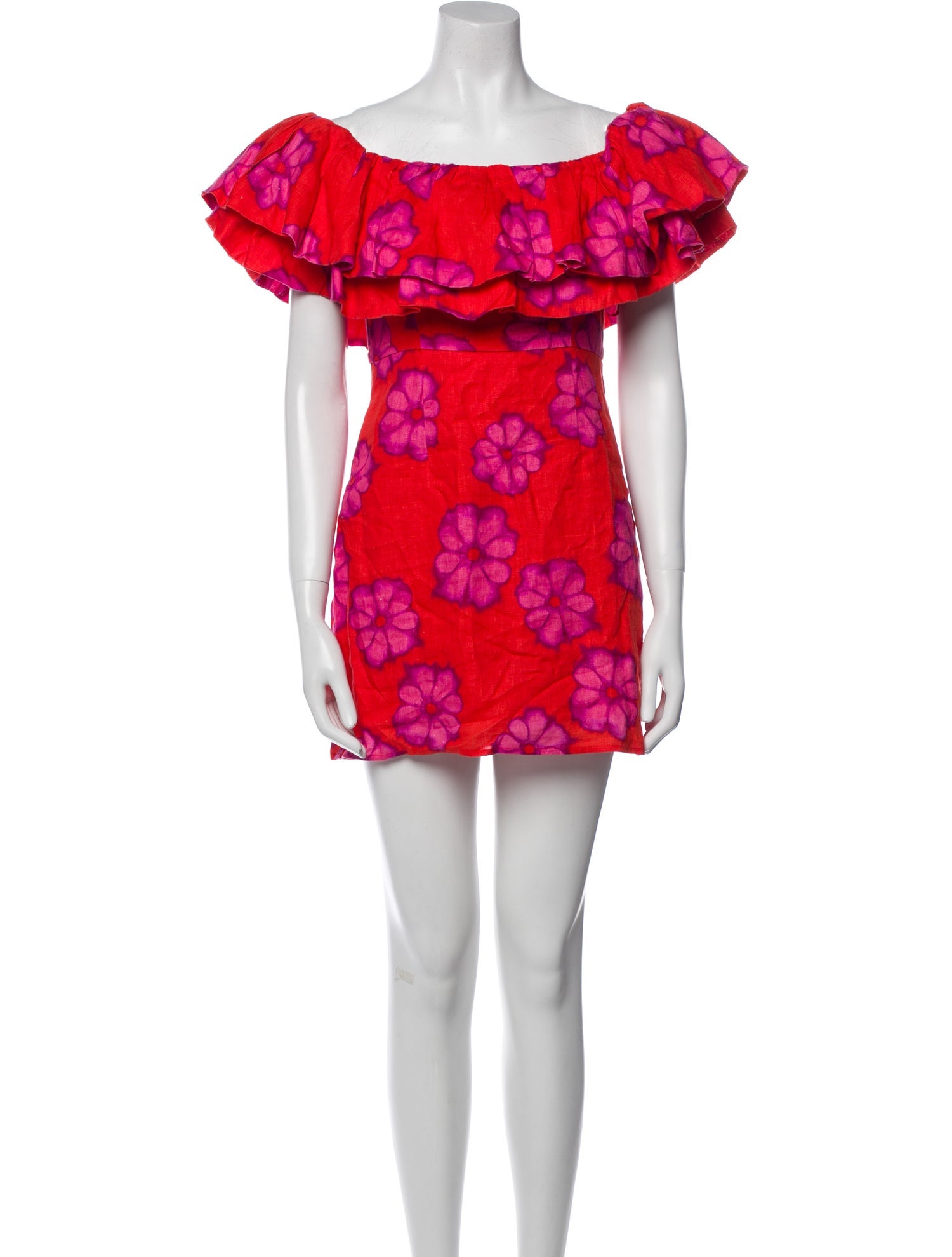 RHODE Linen Mini Dress